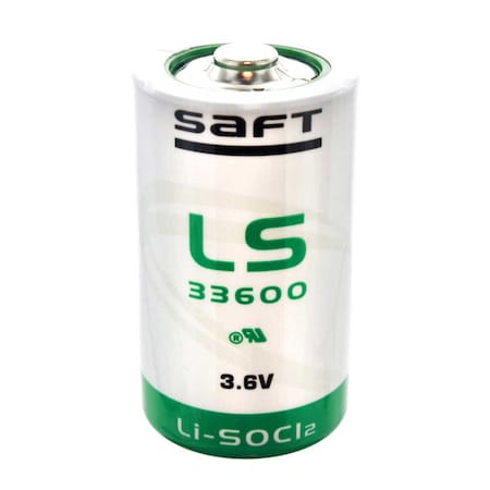 Saft LS33600BA D Battery 3.6V 1700mAh Lithium replaces 61104501 6EW1 and more LS33600BA